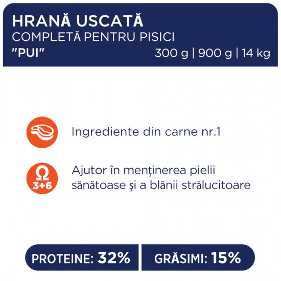 Club 4 Paws Premium, Hrana uscata pisici adulte, cu Pui 14kg