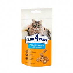 Club 4 Paws Premium Pillows cu Somon – recompensă pentru pisici adulte, 60 g