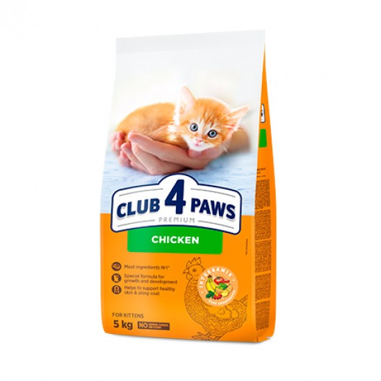 Club 4 Paws Premium cu Pui hrană uscată pentru pisoi 14 kg