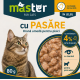 MASTER hrană umedă pisici adulte cu pasăre în jeleu 80 g