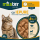 MASTER hrană umedă pisici adulte cu iepure în sos 80 g