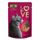 My Love cu Vită și Morcov în Jeleu hrană umedă pentru pisici adulte 85 g