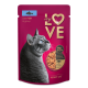 My Love cu Pește în Sos hrană umedă pentru pisici adulte 85 g