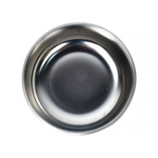 Castron negru pentru caini, premium, otel inoxidabil, Double Wall Bowl ESKIMO M-PETS, 1.25 L