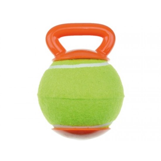 Jucarie pentru caini BAGGY Ball M-PETS, orange & verde, 18,4x12,7x12,7 cm