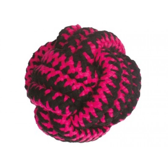 Jucarie pentru caini din sfoara, minge simpla,TWIST M-PETS, ⌀11 cm