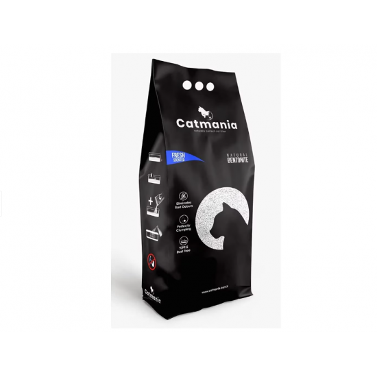 Nisip pentru litiera BENTONITA CATMANIA FRESH, 10L