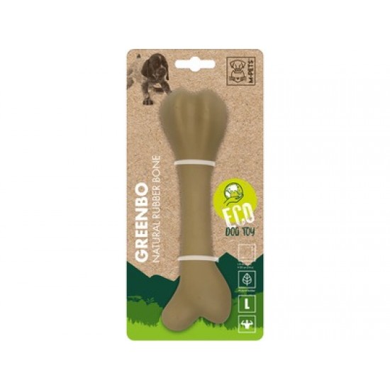 Os din cauciuc natural GREENBO M-PETS, L, 20 x 6.0 x 4.5 cm