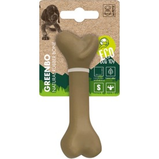 Os din cauciuc natural GREENBO M-PETS, S, 11.5 x 3.5 x 2.5