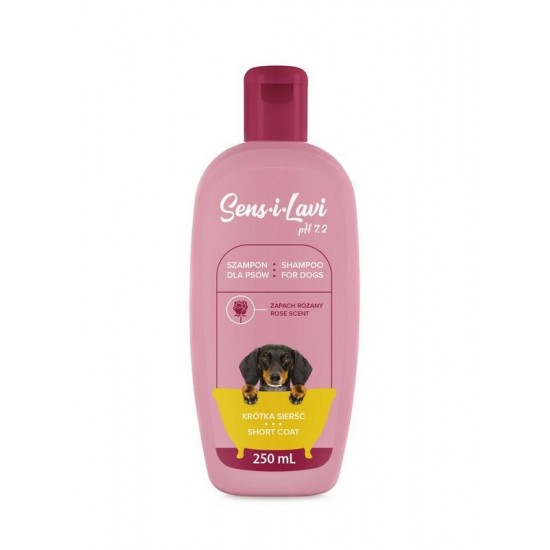 Sampon pentru caini cu blana scurta, SENS-I-LAVI, 250 ml