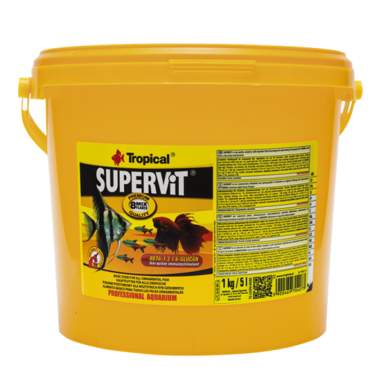SUPERVIT tablete A, Tropical Fish, 2kg, aprox 830 tab SUPERVIT tablete A, Tropical Fish, 2kg, aprox 830 tab