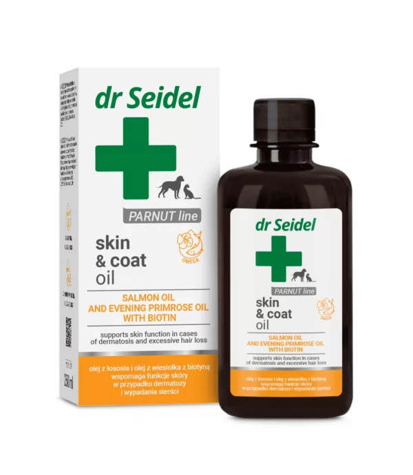 Ulei pentru sănătatea pielii și blănii, SKIN & COAT OIL, Dr. Seidel , 250 ml