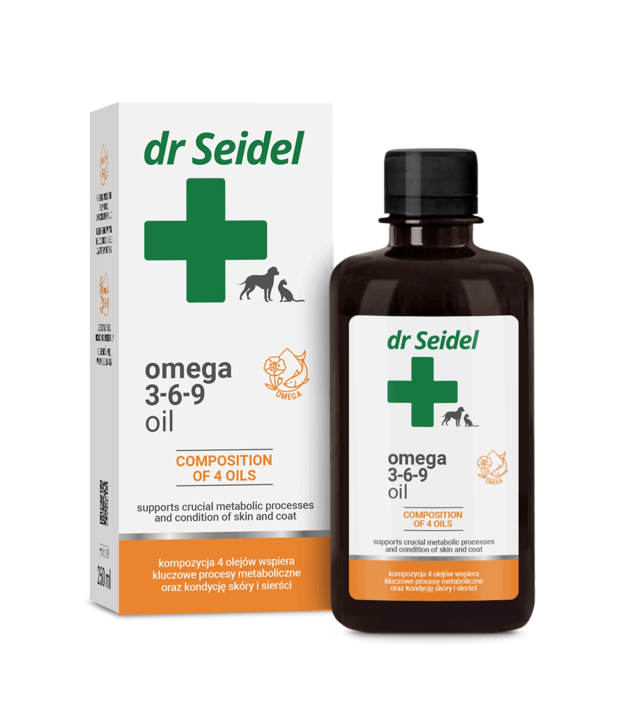 Ulei pentru imunitatea organismului care previne si procesele inflamatori, Omega 3-6-9 OIL, Dr. Seidel , 250 ml