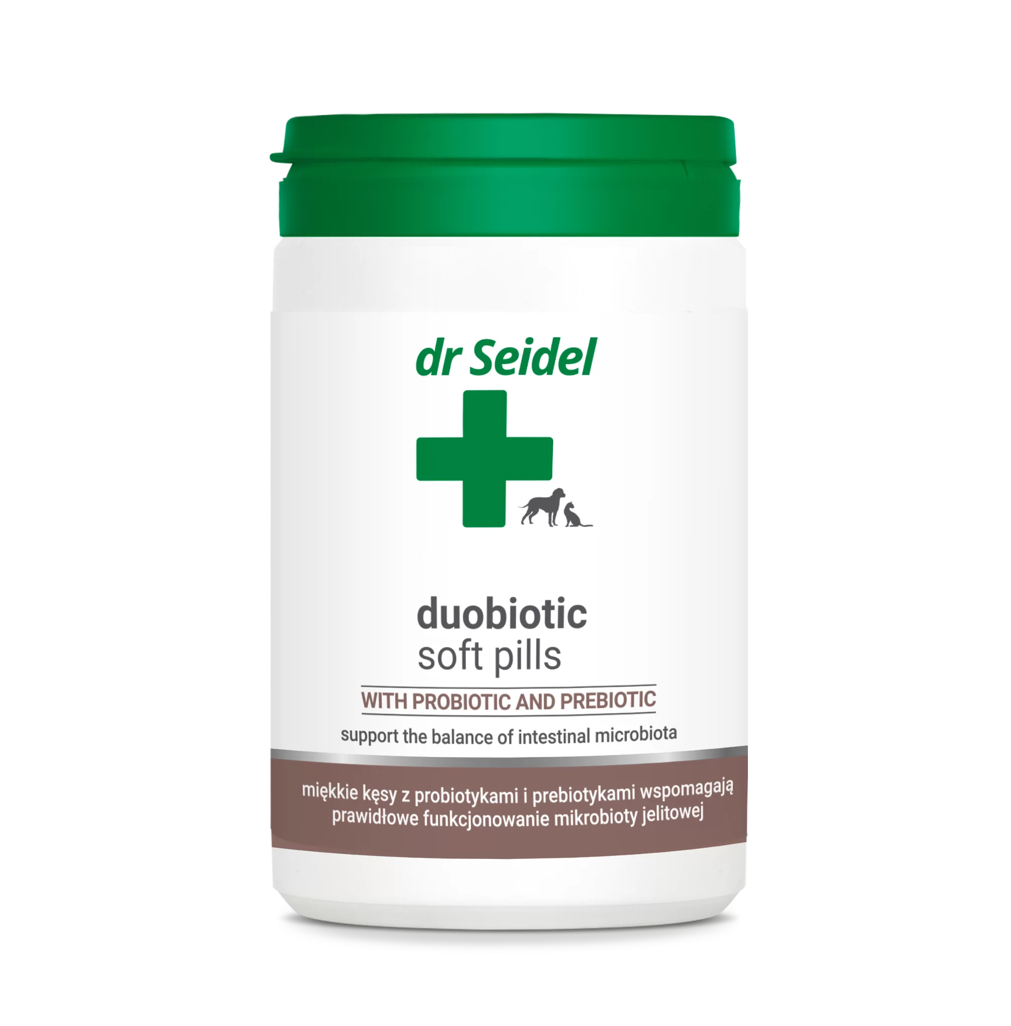 Supliment probiotic și prebiotic pentru câini și pisici Dr Seidel Duobiotic Softpills