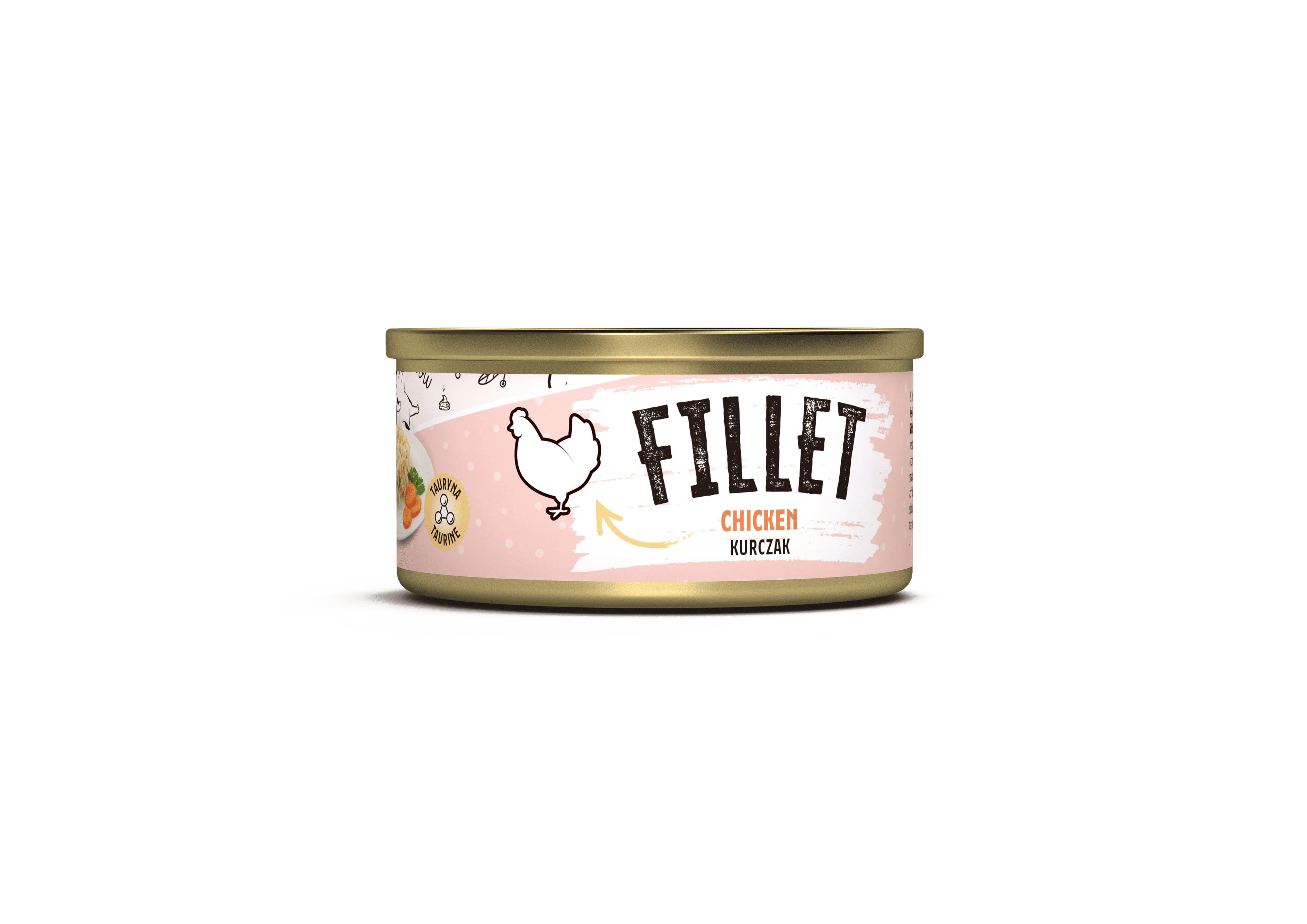 Recompensă umedă pentru pisici adulte Mr. Bandit Fillet, pui, 80g