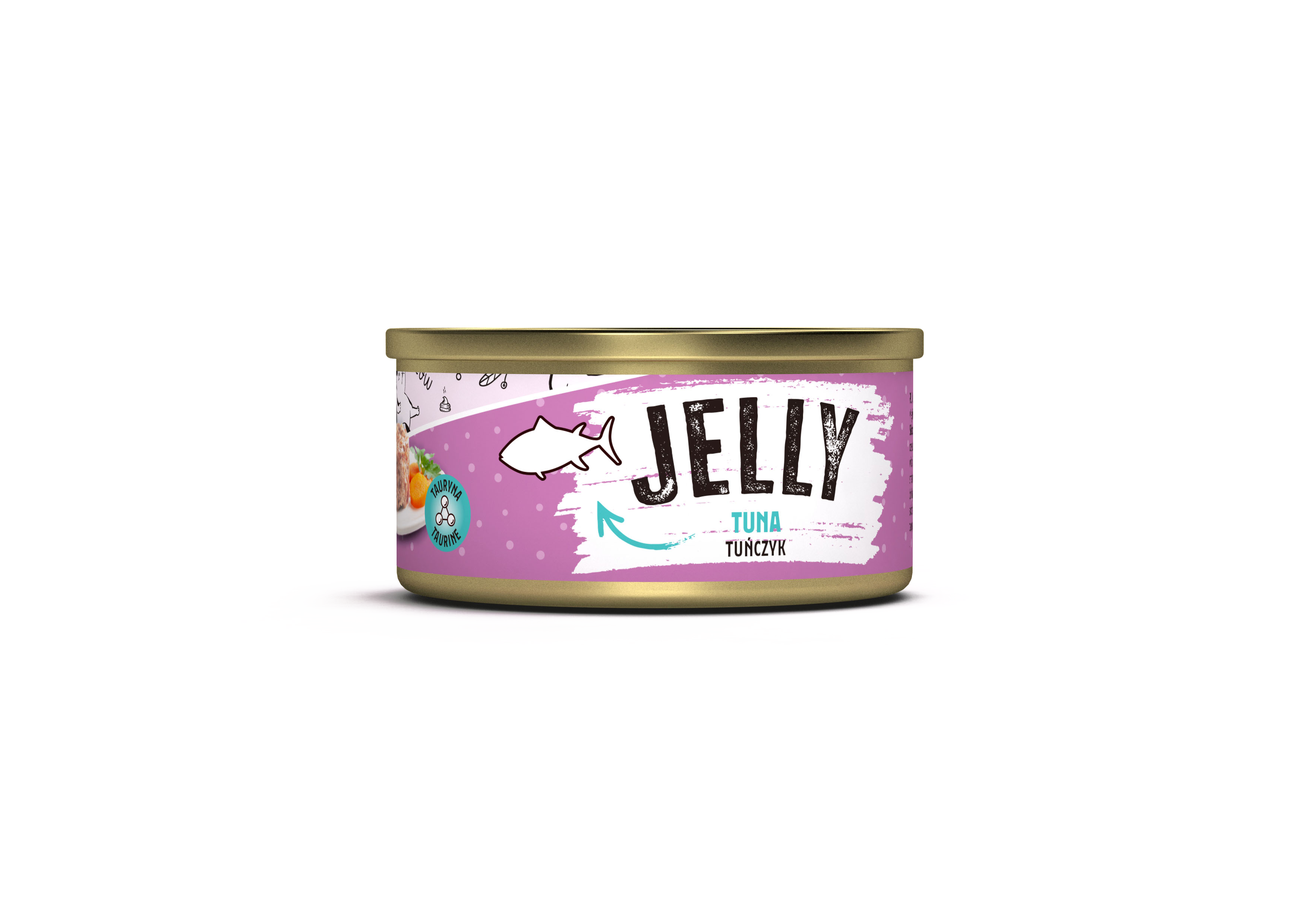 Recompensă umedă pentru pisici adulte Mr. Bandit Jelly, ton, 80g