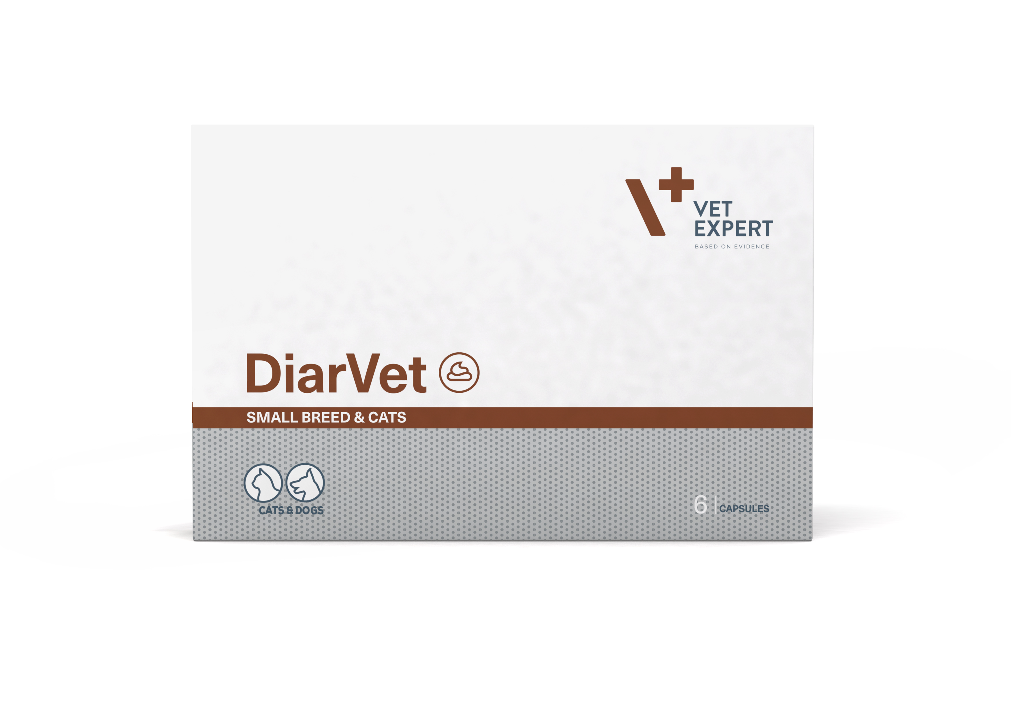 Sprijin rapid în gestionarea diareei la câini de talie mică și pisici, DiarVet Twist Off, Vet Expert, 6 capsule