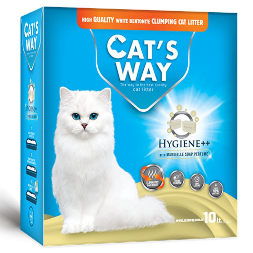 Bentonită Albă cu Cristale Parfumate CAT’S WAY
