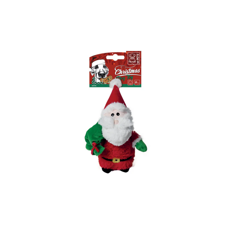 Jucărie de Crăciun pentru câini M-PETS SANTA cu sunet squeak 10649399
