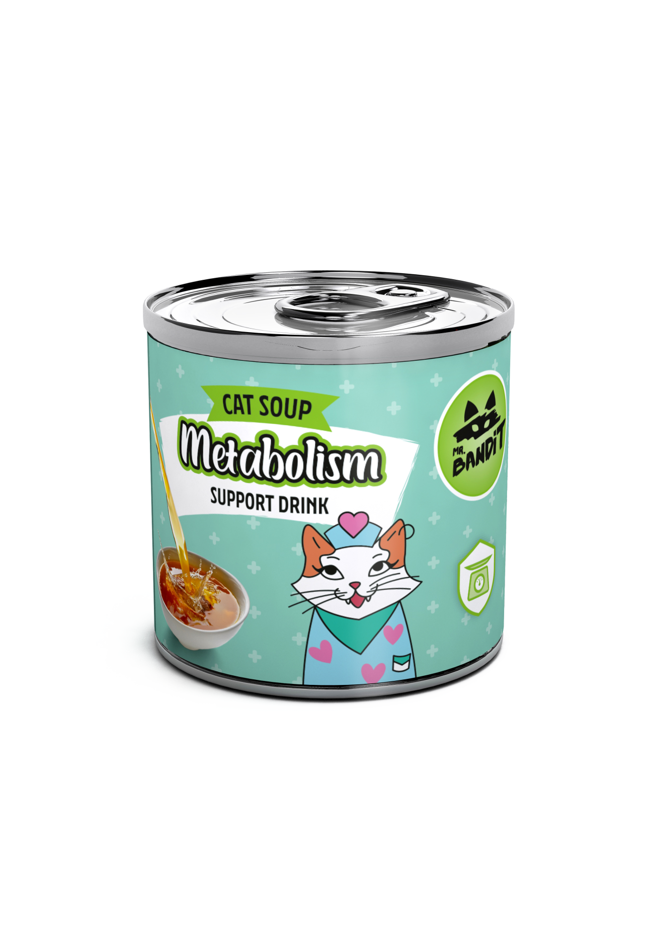 Mr. Bandit supă funcțională cu somon pentru metabolismul pisicilor