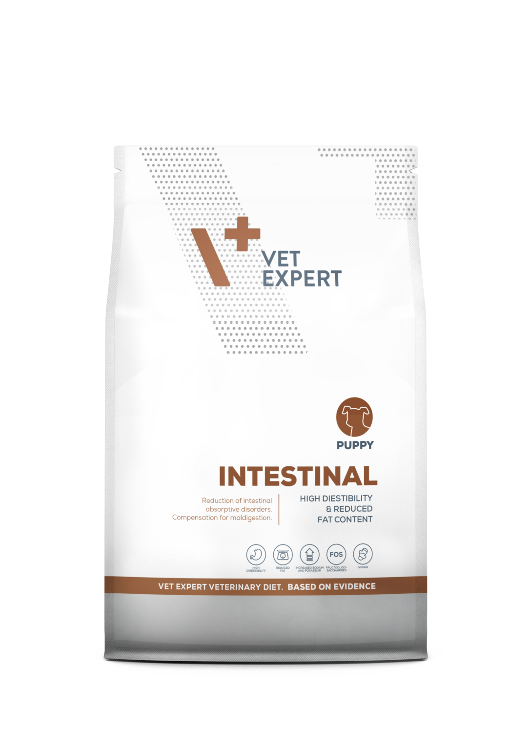 Hrană completă pentru puii de câine cu sensibilitate digestivă, Vet Expert Puppy, 2 kg