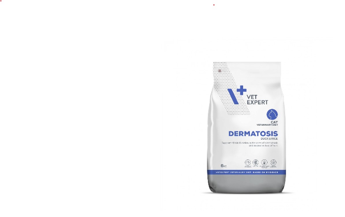 DIETA VETERINARA DERMATOSIS CAT, VETEXPERT, RATA & OREZ, 6 KG