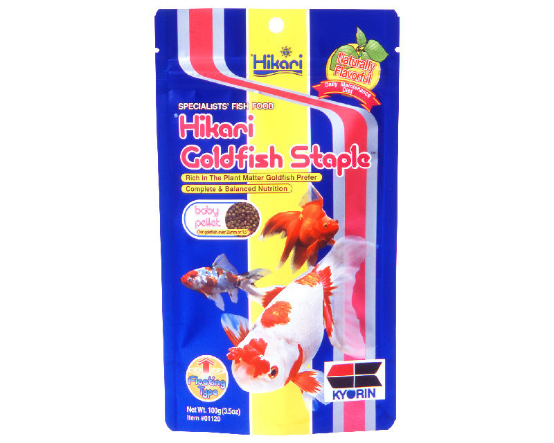 Hrana naturala aromata pentru pesti aurii si pui de Koi, HIKARI STAPLE BABY 100g