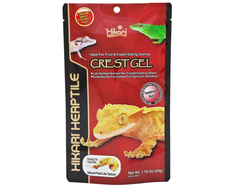 Formula completa sub forma de gel, dedicata reptilelor care se hranesc cu insecte si fructe, HIKARI CRESTGEL, 50g