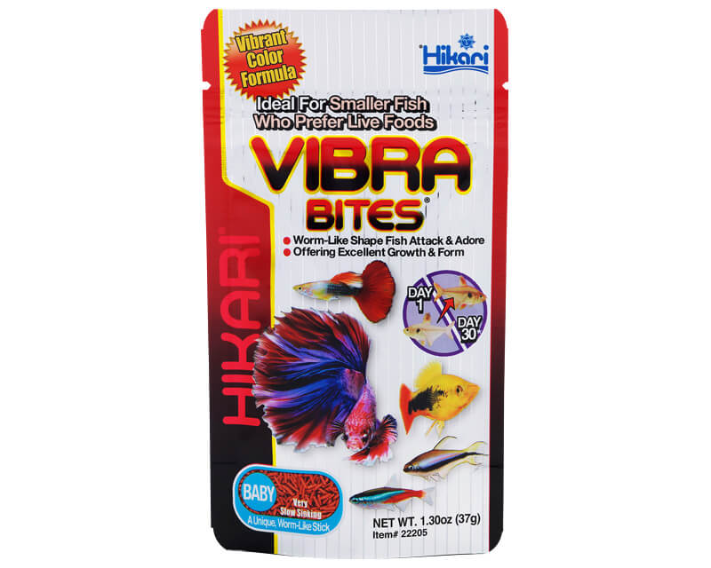 Bastonase cu valoare nutritionala remarcabila HIKARI VIBRA BITES BABY, 37g