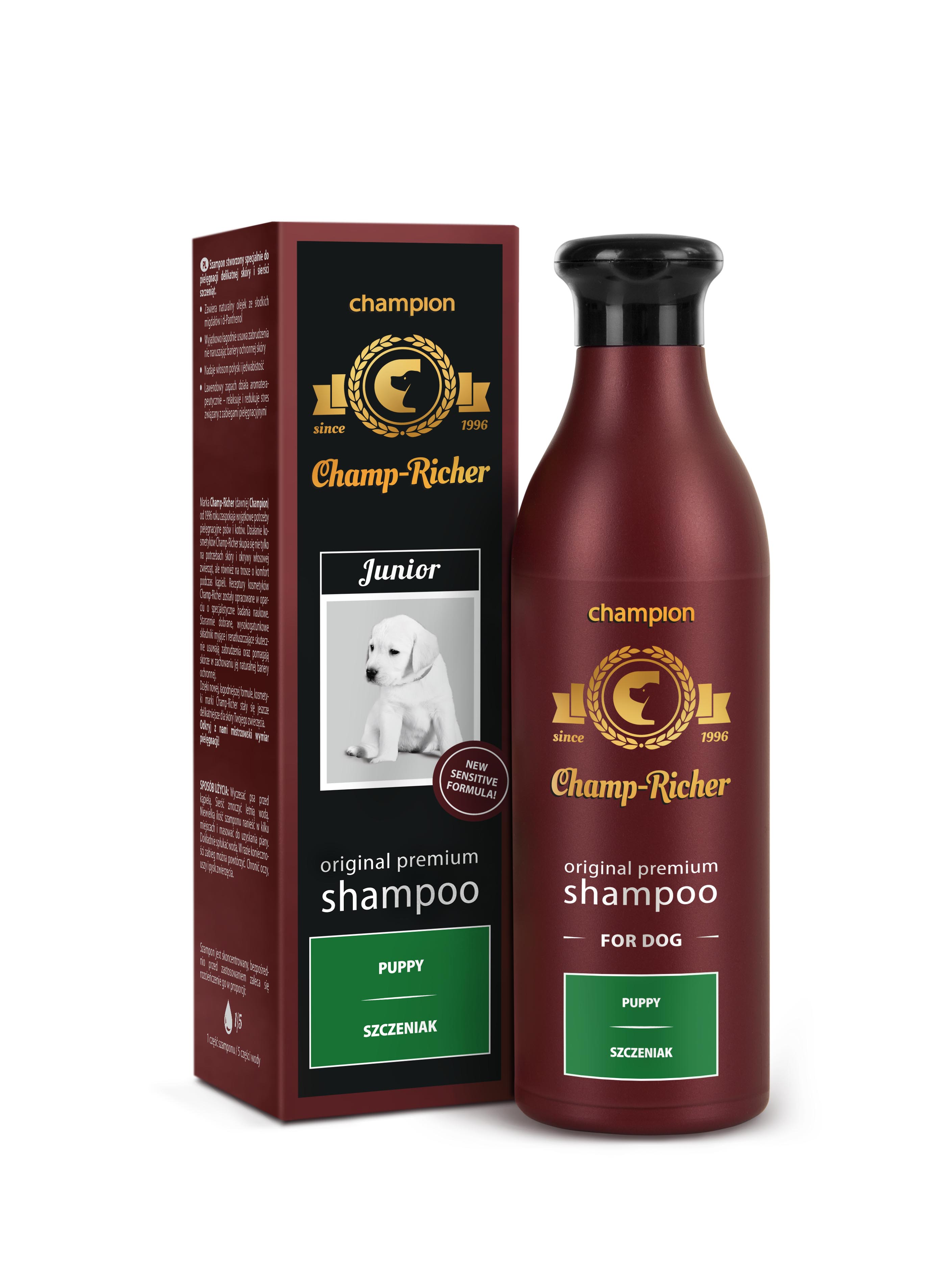 Sampon CHAMP RICHER pentru CATELUSI, 250 ml