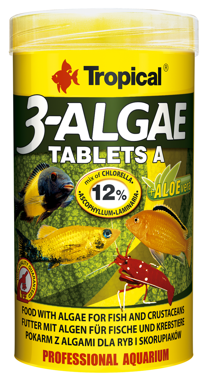3-ALGAE TABLETS A Tropical Fish, 50ml/ 36g