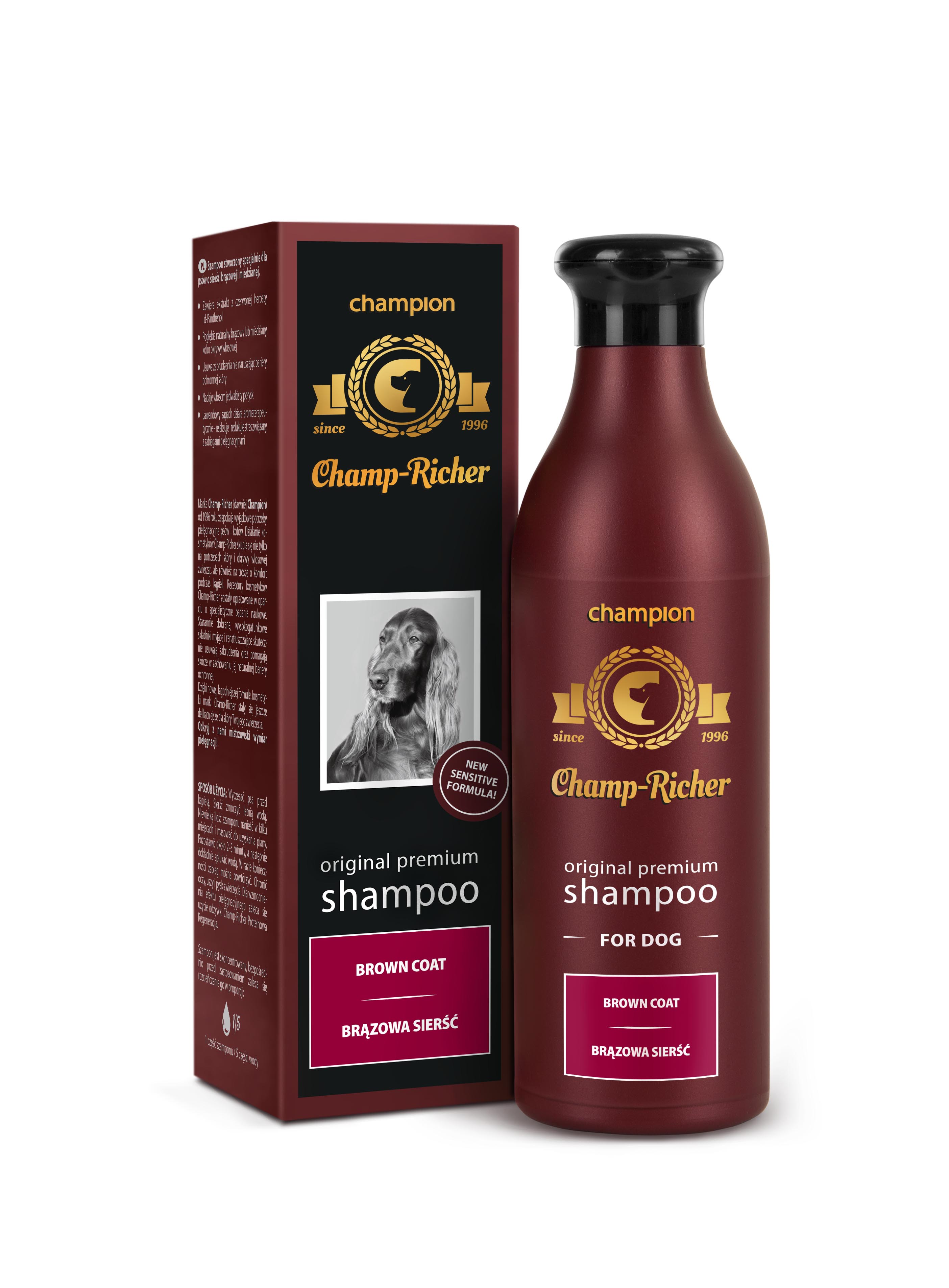 Sampon CHAMP RICHER pentru CAINI cu BLANA AURIE, 250 ml