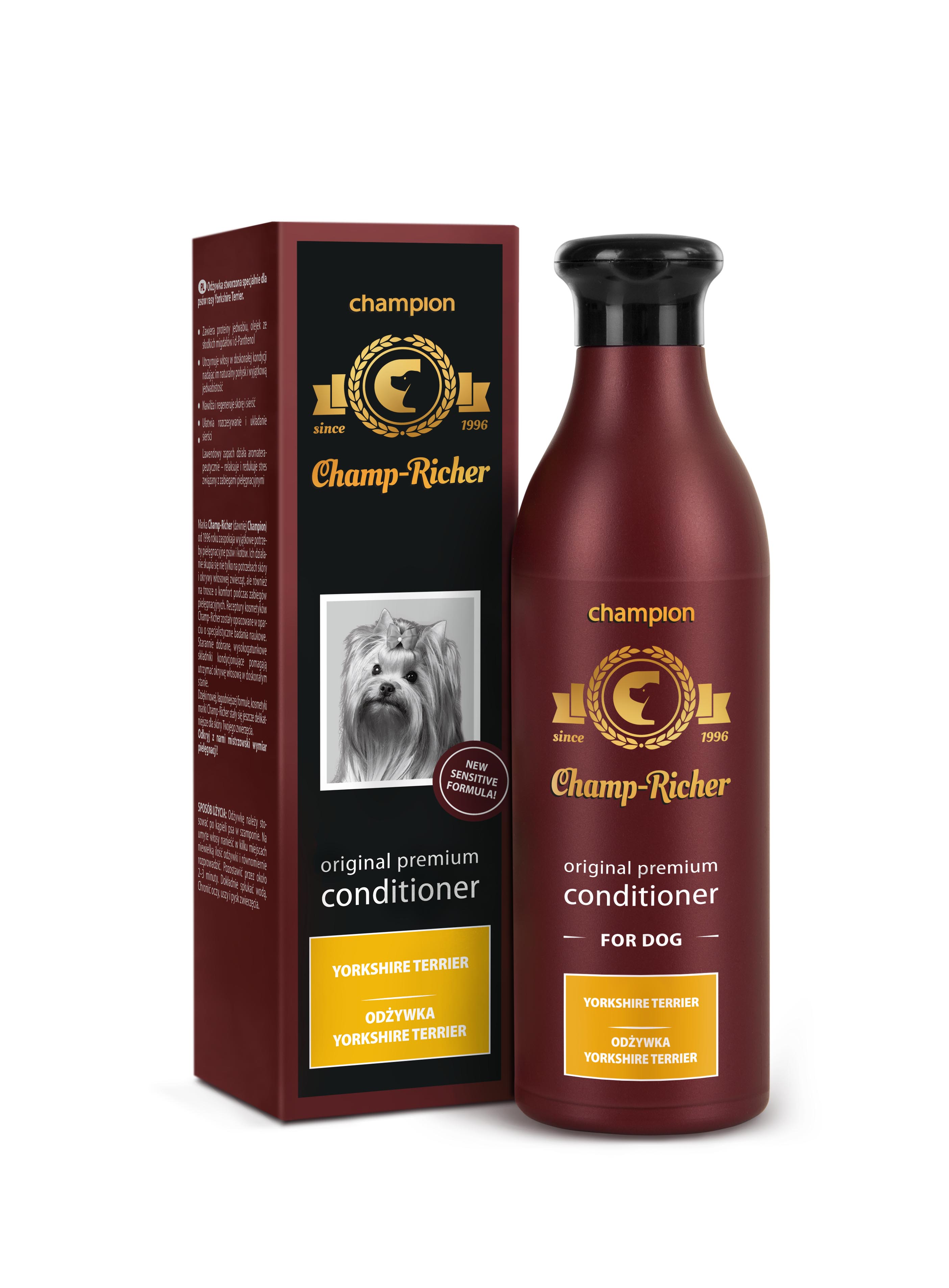 Balsam CHAMP RICHER pentru CAINI YORKSHIRE TERRIER, 250 ml