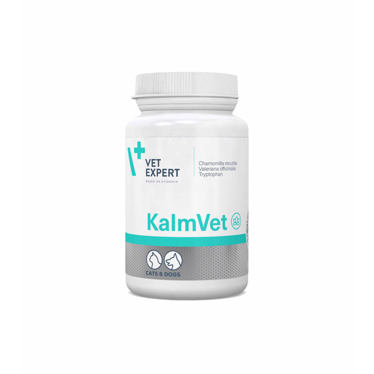 Supliment pentru calmarea stresului si anxietatii KalmVet Twist Off, VetExpert, 60 capsule