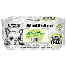 Servetele umede Absorb Plus Antibacterial, ALOE VERA, 80 buc