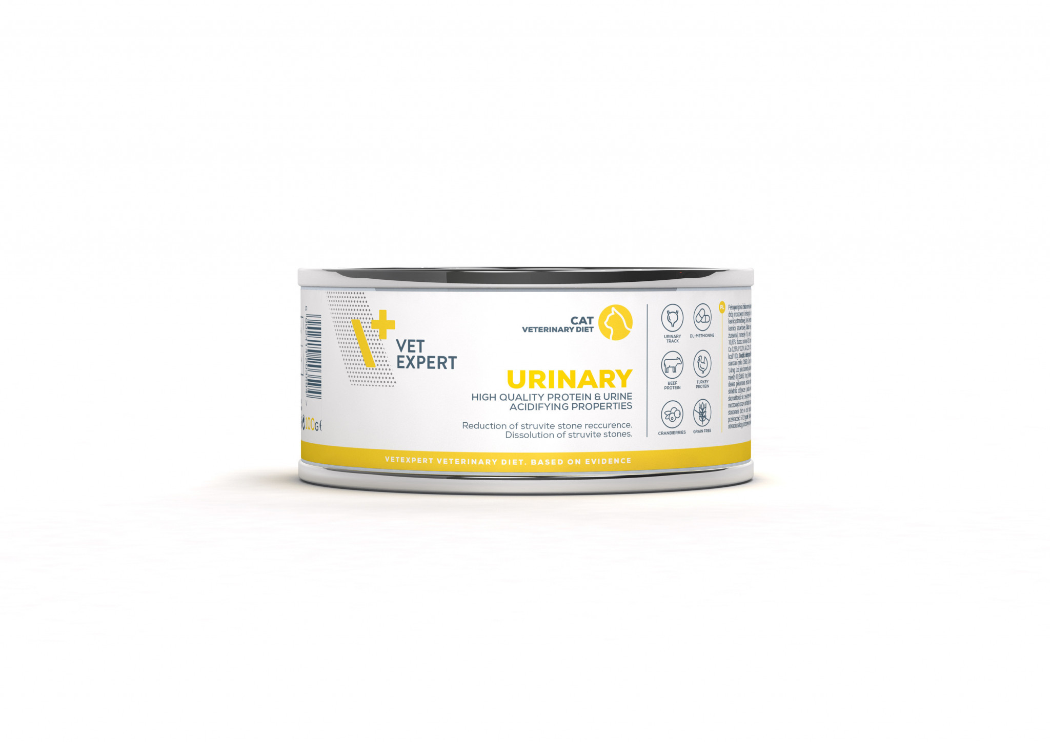 4T Dieta Veterinara pisici Urinary Cat, VetExpert, conserva, 100g