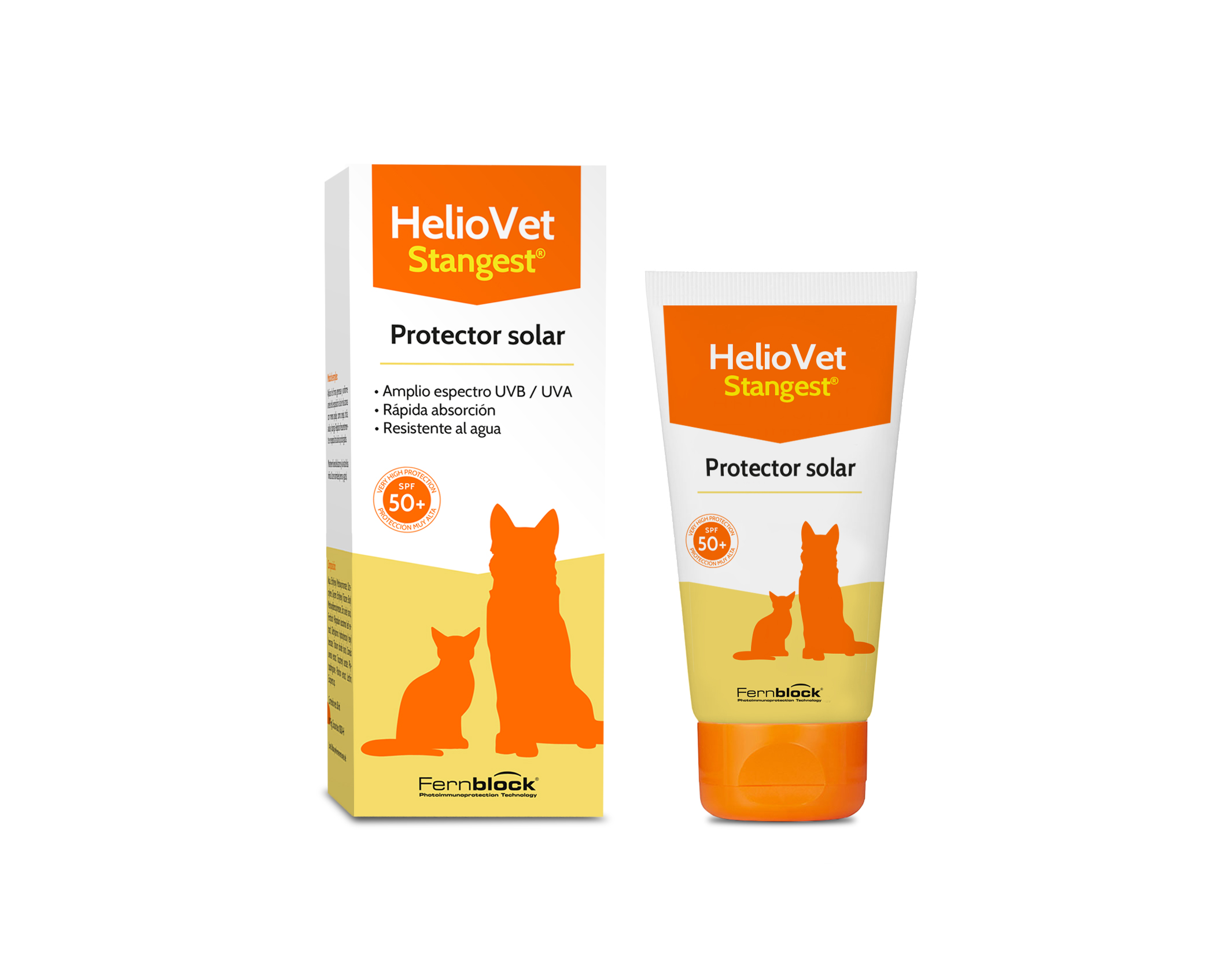 Crema pentru protectie solara SPF50+, HELIOVET, Stangest, 50 ml