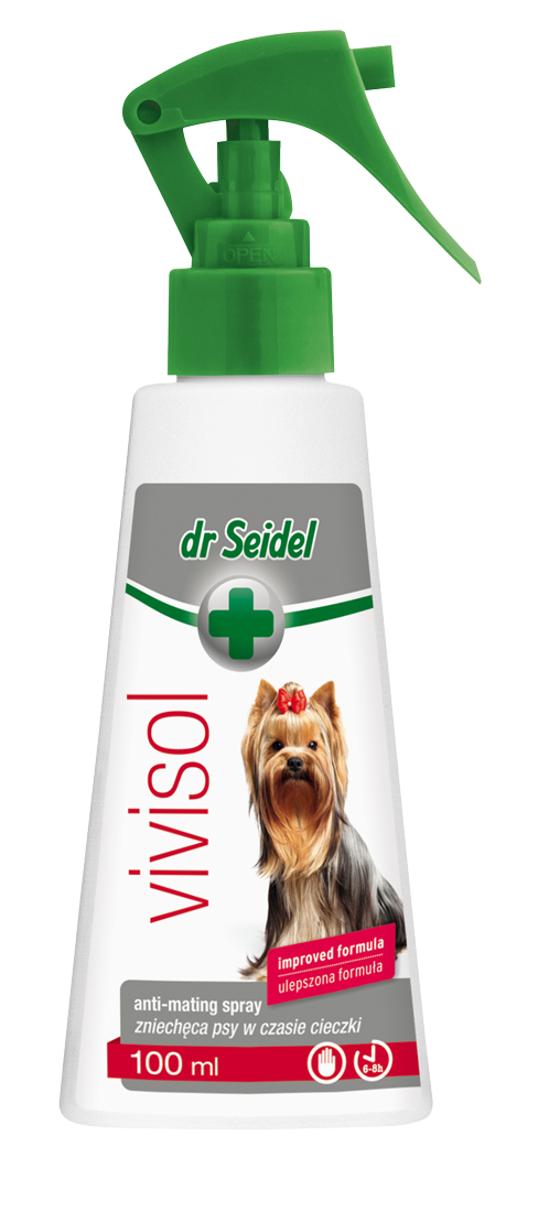 Spray repelent pentru femele in calduri, Vivisol, Dr. Seidel, 100ml