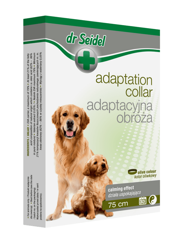 Zgarda cu actiune calmanta pentru caini, Dr. Seidel, 75cm