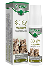 Spray pentru sprijin comportamental in caz de stres si anxietate la pisici, Dr. Seidel, 90ml