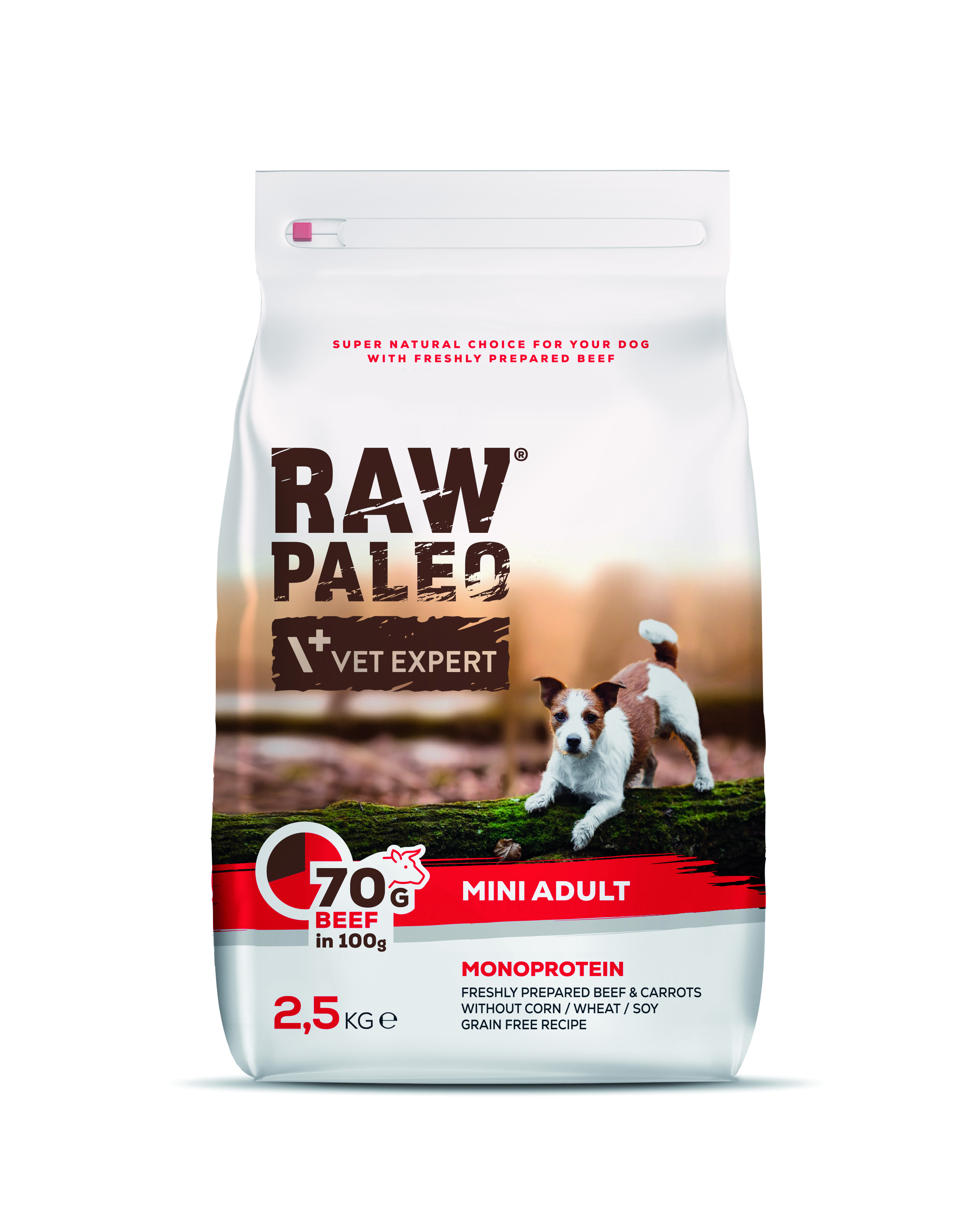 Hrana uscata, RAW PALEO VITA, adult, rase mici, 2.5 kg
