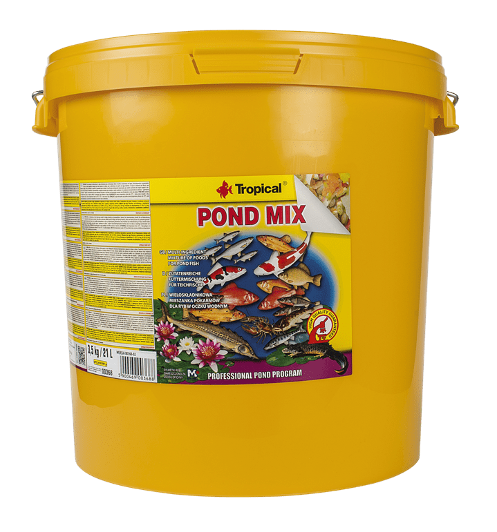 Amestec complet de furaje pentru pestii ornamentali din iazurile de gradina TROPIFISH POND MIX 3.5KG