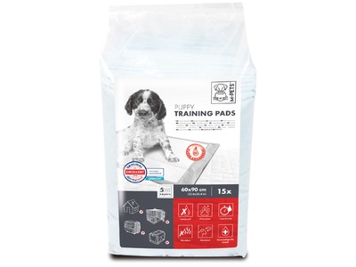 Covorase absorbante de antrenament M-PETS All Day pentru catei, 60 x 90 cm, 15 buc
