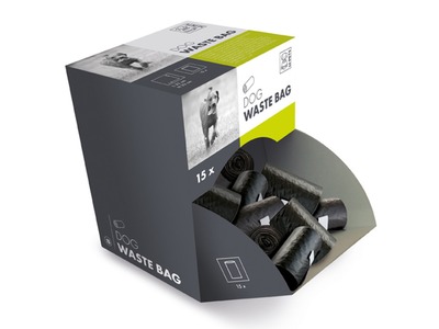 Display Pungi igienice pentru caini M-PETS, 64 role