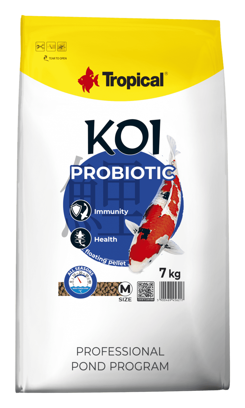 TROPICAL-Fish-KOI PROBIOTIC pellet M- 7KG