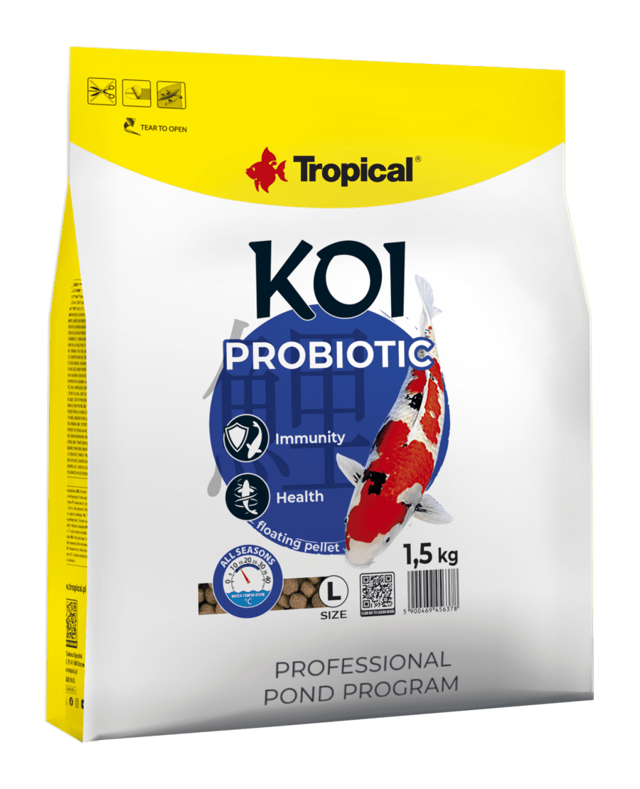 TROPICAL-Fish-KOI PROBIOTIC pellet L- 1.5KG