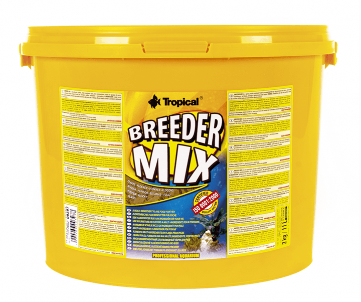 Fulgi BREEDER MIX pentru pește TROPICAL Fish, 5L/1KG