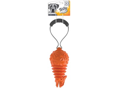 jucarie pentru caini cu dispenser de recomense DROGO M-PETS, rosu, 18 x 8.5 x 8.5 cm