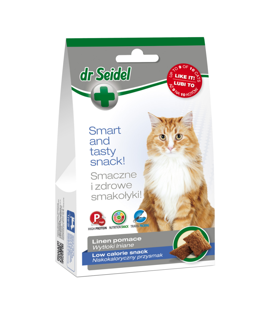 Snack LOW CALORRIE, Dr. Seidel,  pentru pisici, 50 g