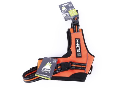 Ham triunghi Harness M-PETS, L, portocaliu